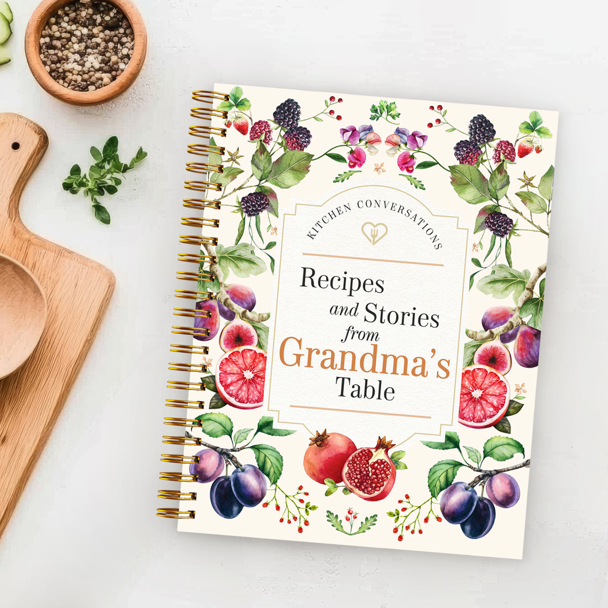 Kitchen Conversations: Recipes and Stories from Grandma's Table — 2-Book Gift Set