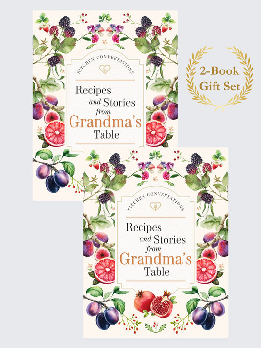 Kitchen Conversations: Recipes and Stories from Grandma's Table — 2-Book Gift Set