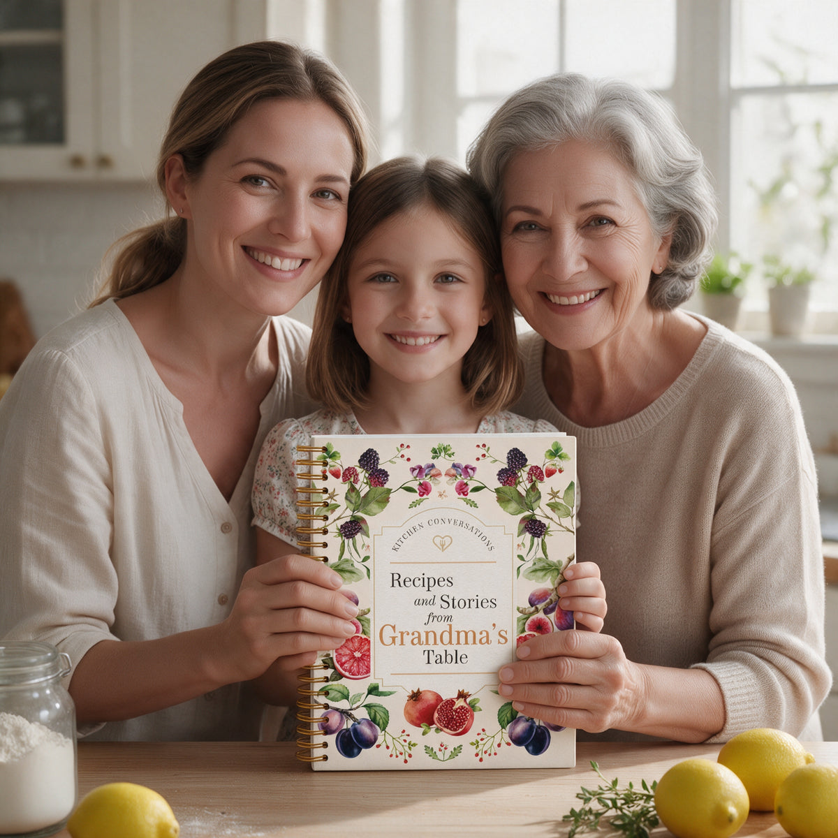 Kitchen Conversations: Recipes and Stories from Grandma's Table — 2-Book Gift Set