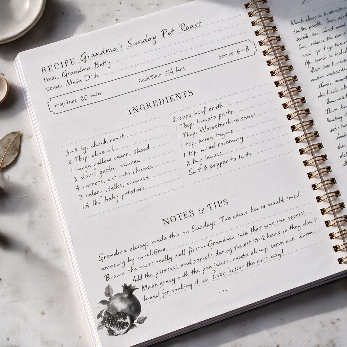 Kitchen Conversations: Recipes and Stories from Grandma's Table — 2-Book Gift Set