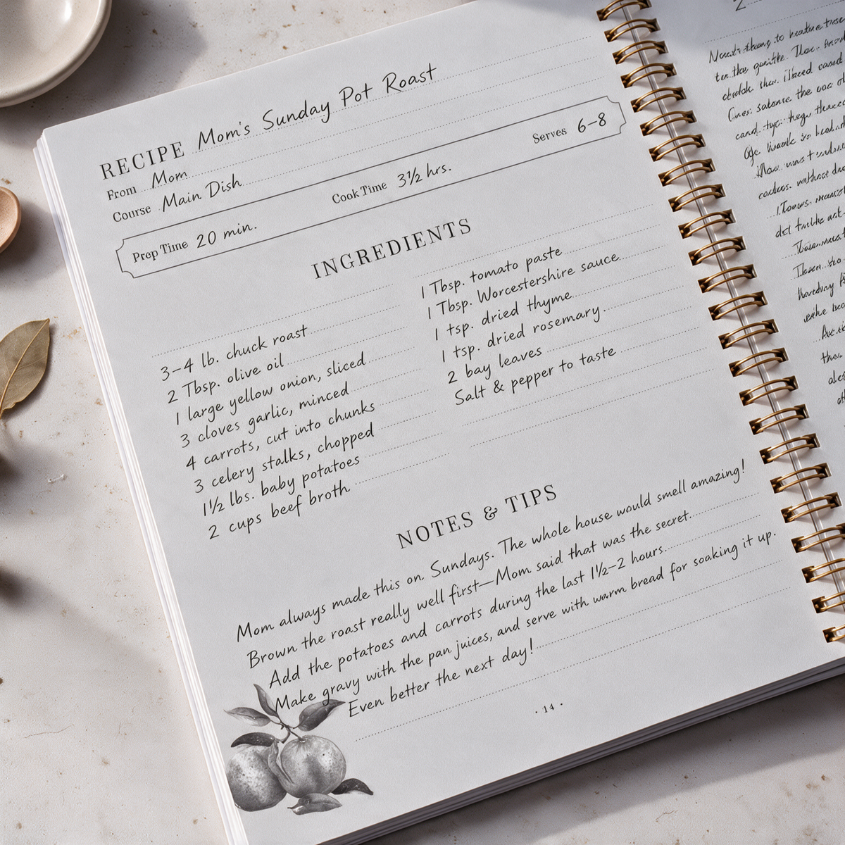Kitchen Conversations: Mom's Table & Nonna's Table — 2-Book Gift Set