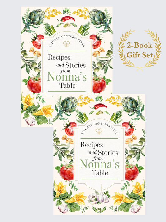 Kitchen Conversations: Recipes and Stories from Nonna's Table — 2-Book Gift Set